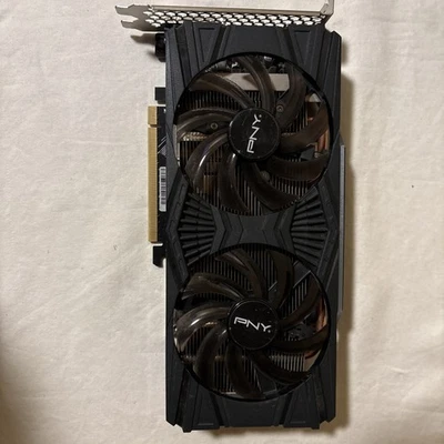 PNY NVIDIA GeForce GTX 1660 Ti Dual Fan 6GB GDDR6 Graphics Card USED - Image 1 of 4