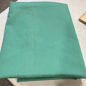 Tessuto Cotone Verde 1 7/8 IARDE X 44” Cucito Artigianale - Foto 1 di 2