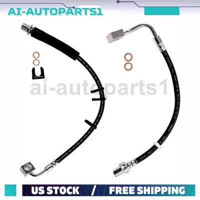 Manguera hidráulica de freno delantero 2 piezas para Dodge Ram 1500 2006 2007 2008 2009 tracción trasera Foto 1 de 4