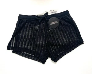 Pantalones Cortos de Entrenamiento Andrew Christian Talla Mediana Malla Transparente Movimiento - Negros - Imagen 1 de 12