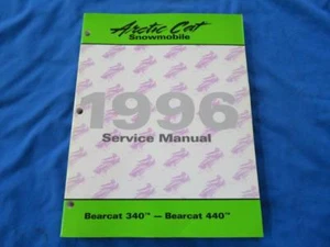 1996 Arctic Cat Snowmobile Bearcat 340 440 Service Manual 2255-304 SM68 - Picture 1 of 1