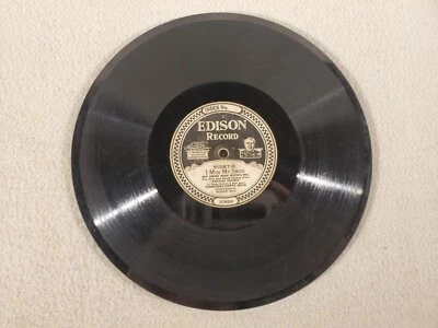Antique Edison Record 10" 78 RPM ~ 51587 I Miss My Swiss / Just A Little Drink - Image 1 of 4