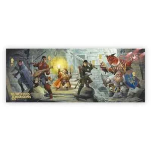 Royal Mail - Dungeons & Dragons - Mini Stamp Sheet - MNH - Picture 1 of 7