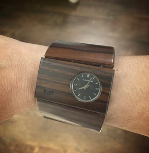 Vestal RoseWood Cuff Watch, Splash Resistant, Stainless Steel - Picture 1 of 4