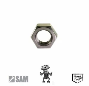 25 Sechskantmuttern DIN 934 A4 M3,5 - Edelstahlmuttern V4A - hex nuts - Bild 1 von 1