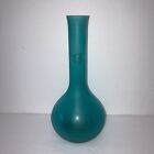 Vintage Cavalier Teal Green Glass Bud Vase Pan American Intl. Hand Made in China