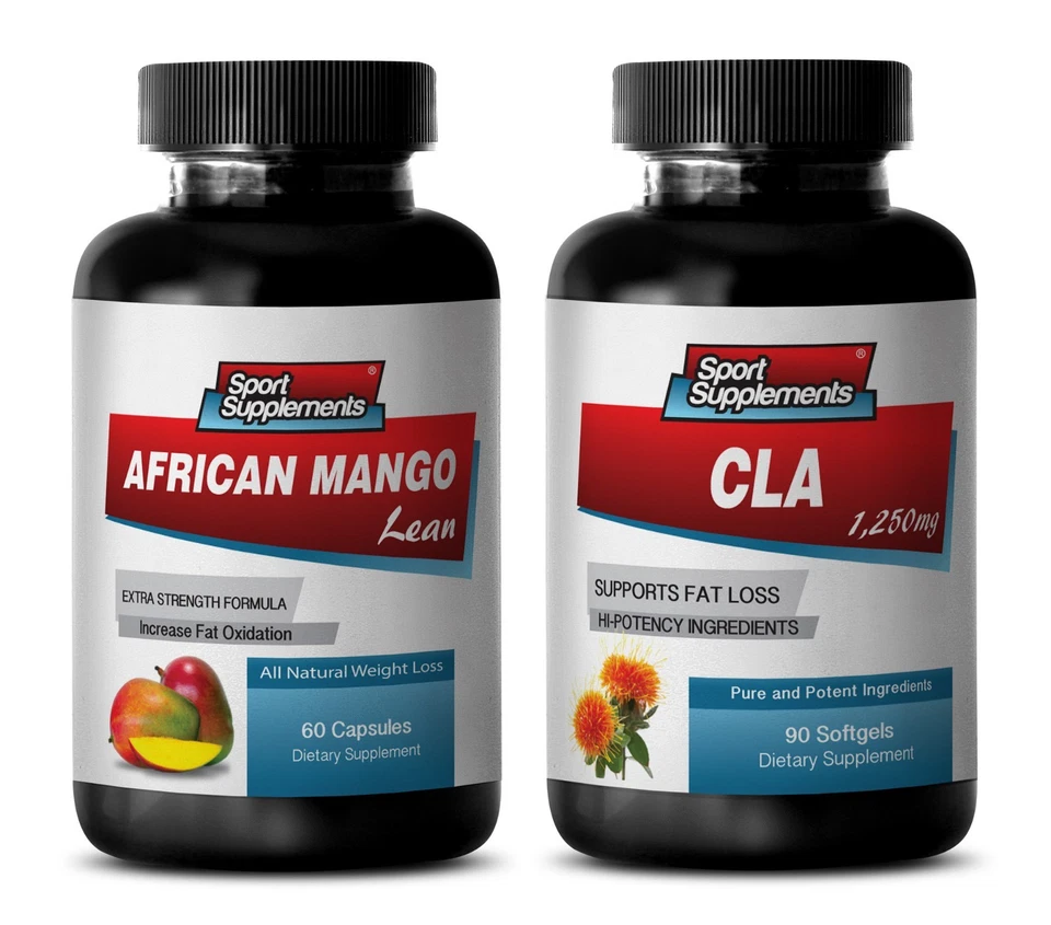 Suplementos energéticos para mujer - MANGO AFRICANO - CLA COMBO 2B - cla para bajar de peso Foto 1 de 1
