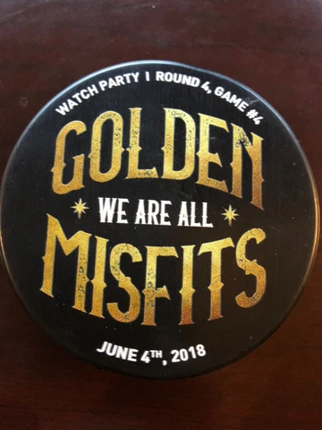 6/4/2018 VEGAS GOLDEN KNIGHTS WATCH PARTY GOLDEN MISFITS PUCK ROUND 4 GAME 4 Cover