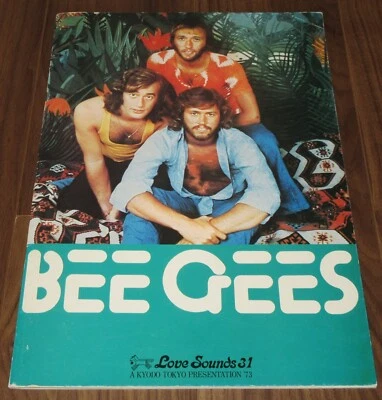 $0 SHIP! The BEE GEES Japan 1973 tour book concert program MORE BEE GEES listed - Image 1 of 4