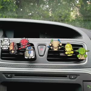 Star Wars Jedi Sith Yoda Vader C3P0 R2D2 Trooper Car Air Freshener Fragrance UK - Picture 1 of 21