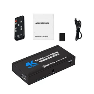 5 in 1 Out 4K@60Hz 5x1 HDMI Switcher HDMI 2.0 Switch with IR Remote Control D - Picture 1 of 14