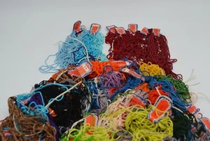 VTG Lot of 80+ KAO Japanese Brand Bunka Yarn Multi Color 100% Rayon. - Picture 1 of 5