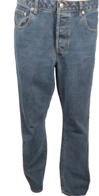 Jeans Halógenos Botón Mosca 5 Bolsillos Denim Azul Moda Mujer’s Talla 8 R Foto 1 de 4