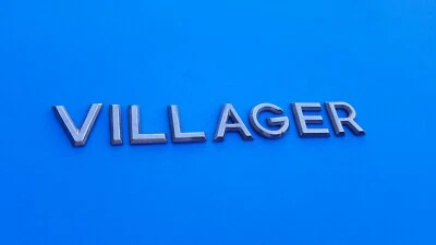 99 00 01 02 MERCURY VILLAGER TAPA PUERTA TRASERA EMBLEMA LOGOTIPO INSIGNIA SÍMBOLO USADO FABRICANTE DE EQUIPOS ORIGINALES A19 Foto 1 de 3