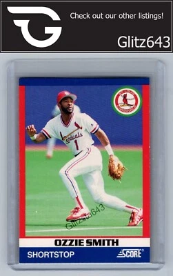 1991 Score 100 Superstars #18 Ozzie Smith - Image 1 of 2