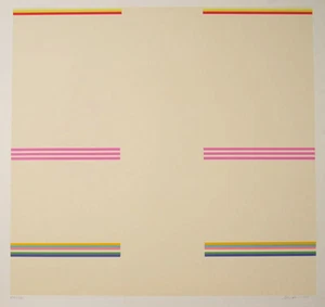 Gene Davis Shooting Star 1979 Large Signed Silkscreen - Picture 1 of 4
