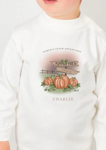 Halloween Personalised Sweatshirt Autumn Haunted Witch Spooky Pumpkin Picking - Picture 1 of 1