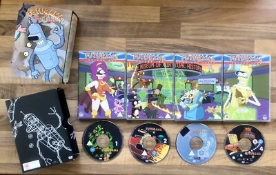 FUTURAMA - FOURTH SEASON / SERIES FOUR COMPLETE 4 DISC DVD BOX SET OUTER SLEEVE - Image 1 of 4