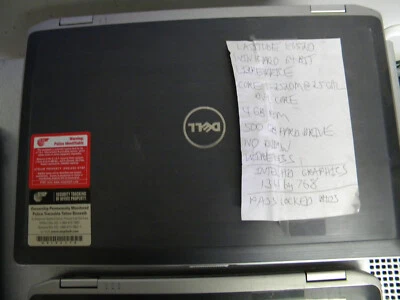 Portátil Dell uno E6520, dos memoria de pantalla E6330 HDD KB piezas - bloqueo pasado bios Foto 1 de 4