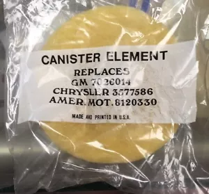Filtro de elemento de recipiente de vapor GM 7026014 Chrysler 3577586 Amer. Palabra. 8120330 - Imagen 1 de 4