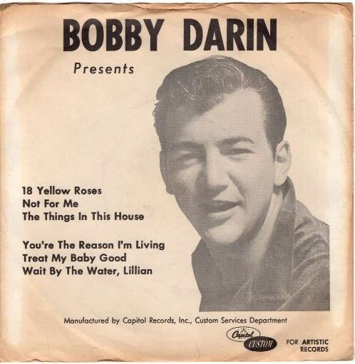 Bobby Darin - Bobby Darin Presents  7" 33  EP - Image 1 of 4