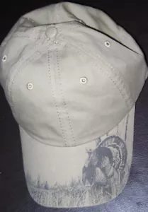 Nueva gorra/sombrero color caqui TURKEY CAHUNTERS $20+ VALOR GORRA DE BÉISBOL 1 TALLA SE ADAPTA A TODOS - Imagen 1 de 3
