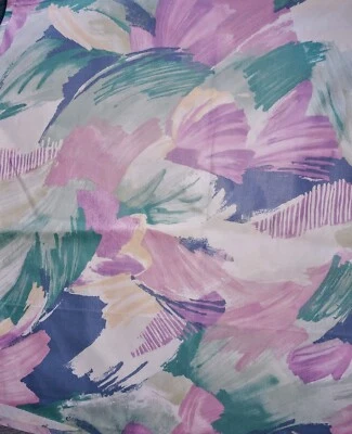 Kimiko Ikeda 5th Avenue 1991 Pastel Brushstrokes Upholstery Fabric 3 Yds x 54in  - Image 1 of 4