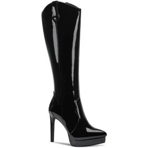 Thalia Sodi Womens Trixi Gold Knee-High Boots Shoes 5 Medium (B,M) BHFO 6656 - Picture 1 of 3