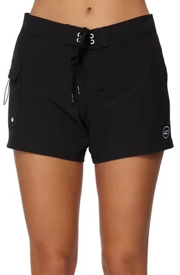Boardshorts para mujer O'NEILL negro elástico neopreno, talla 1 Foto 1 de 4