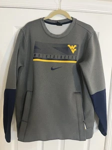 Gebrauchtes WVU Nike Sweatshirt mit Rundhalsausschnitt. Grau. Medium - Bild 1 von 3
