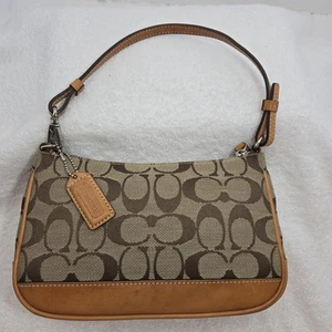 Bolso de hombro vintage Y2K Coach Demi 2001 con monograma exclusivo - Imagen 1 de 24