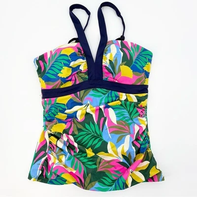 Traje de baño Tankini Boden Córcega floral halter talla 8 Foto 1 de 4