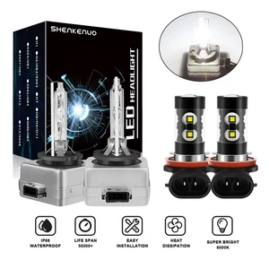 Faro HID haz alto/bajo para Kia Optima 2011-2015 - D1S+H11 + bombillas antiniebla - Imagen 1 de 14