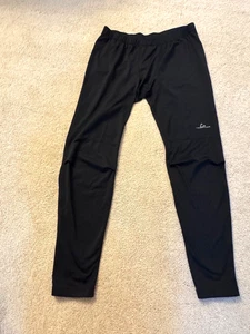 Men's Paradox Black Base Layer Gusseted Knees Pants Size Large - Picture 1 of 10