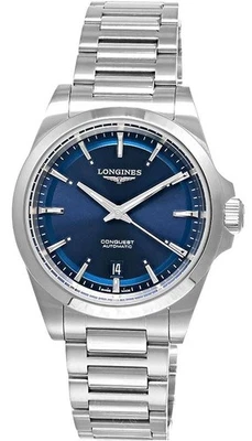 Reloj para hombre Longines Conquest automático SS 38 mm esfera azul L3.720.4.92.6 Foto 1 de 4