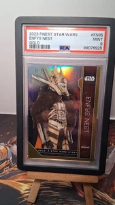2023 Topps Finest Star Wars Enfys Nest Gold Refractor /50 Graded Psa 9 Mint - Bild 1 von 2
