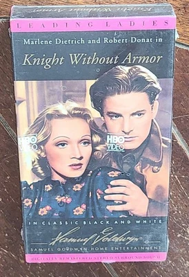 Knight Without Armor [CC] (VHS, 1995, HBO) Marlene Dietrich/Robert Donat! - Image 1 of 2