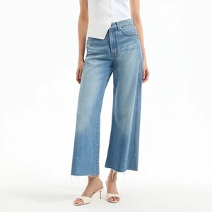 Veronica Beard | Taylor Cropped Wide-Leg Jean Size: 27 - Picture 1 of 6