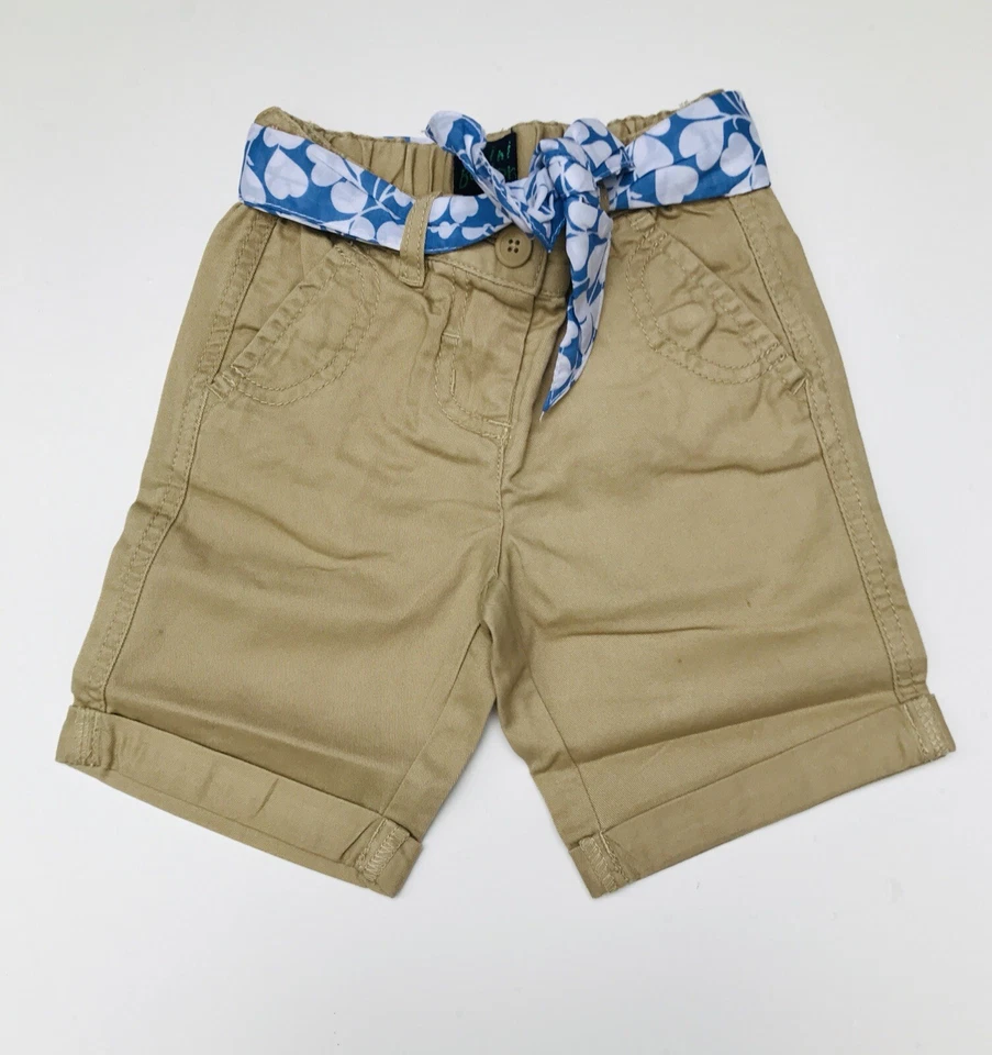 Mini Boden twill bandana shorts Sz 2-3 Brand New  - Image 1 of 1