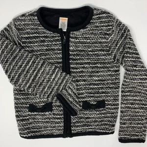 Gymboree Boucle zip front jacket medium 7/8 - Picture 1 of 6