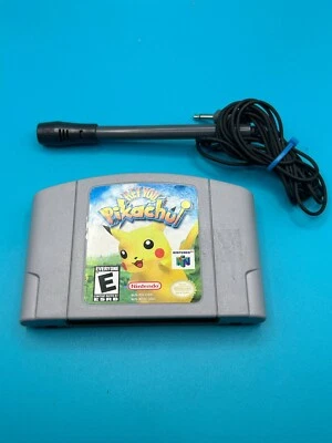 hey you, Pikachu! n64 - Nintendo 64 - w/microphone - authentic - Image 1 of 4