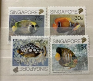 Singapore - Fish / Fishes / Marine Life - set stamps MNH** Alb. - Picture 1 of 1