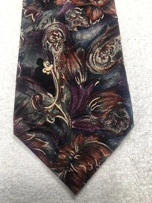 CORBATA DISNEY HOMBRE BORGOÑA MARRÓN MORADO GRIS CON MICKEY 3,75 X 59 Foto 1 de 4
