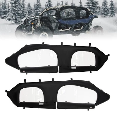 X3 Soft Upper Door Set Cab Enclosure For Can-Am Maverick X3 MAX 2017-25 - Image 1 of 4