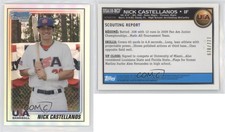 2010 Bowman Chrome 18U USA Team Refractor /777 Nick Castellanos #USA18-BC2