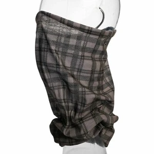 Headband Headwear Face Wrap Seamless Bandana Tube Mask Scarf Brown plaid - A5504 - Picture 1 of 7