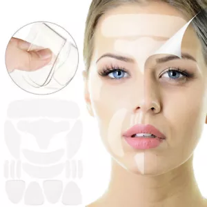 Reusable Silicone Anti Wrinkle Sticker Face Forehead Neck Eye Pads Patches Set a - Picture 1 of 9
