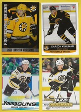 2019-20 Upper Deck UD RC Canvas + 18/19 19/20 Providence Bruins Karson Kuhlman
