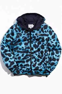 Lacoste Jacket Puffer Coat Reversible National Geographic $425 Men's 54 L Rare - Picture 1 of 13