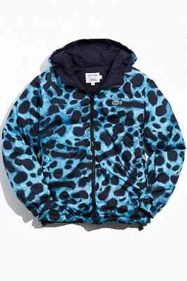 Chaqueta Abrigo Lacoste Puffer Reversible National Geographic $425 Para Hombre 54 L Raro Foto 1 de 4